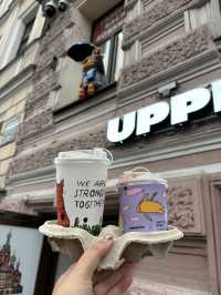 👀🥧🍵✨ร้านกาแฟ Upetit เมืองSaint Petersburg Russi