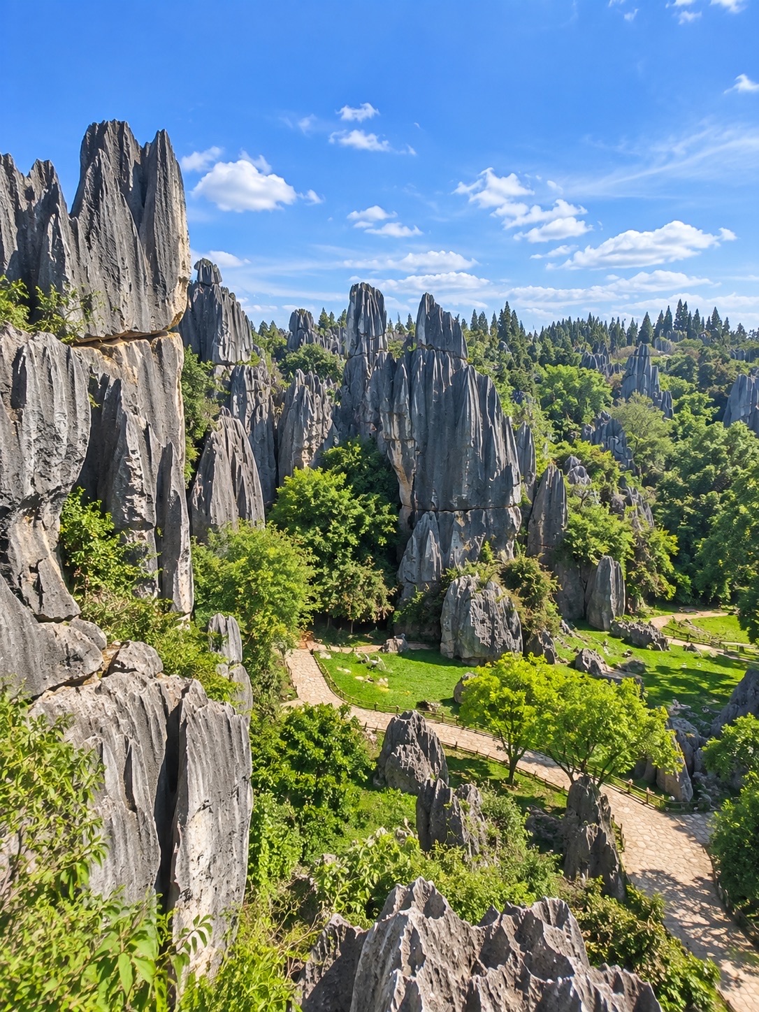  石林風景區 (Stone Forest / 石林) — 雲南的自然石柱奇觀 