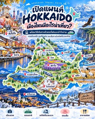 北海道観光マップ！どの街に何がある？おすすめスポットを徹底解説。