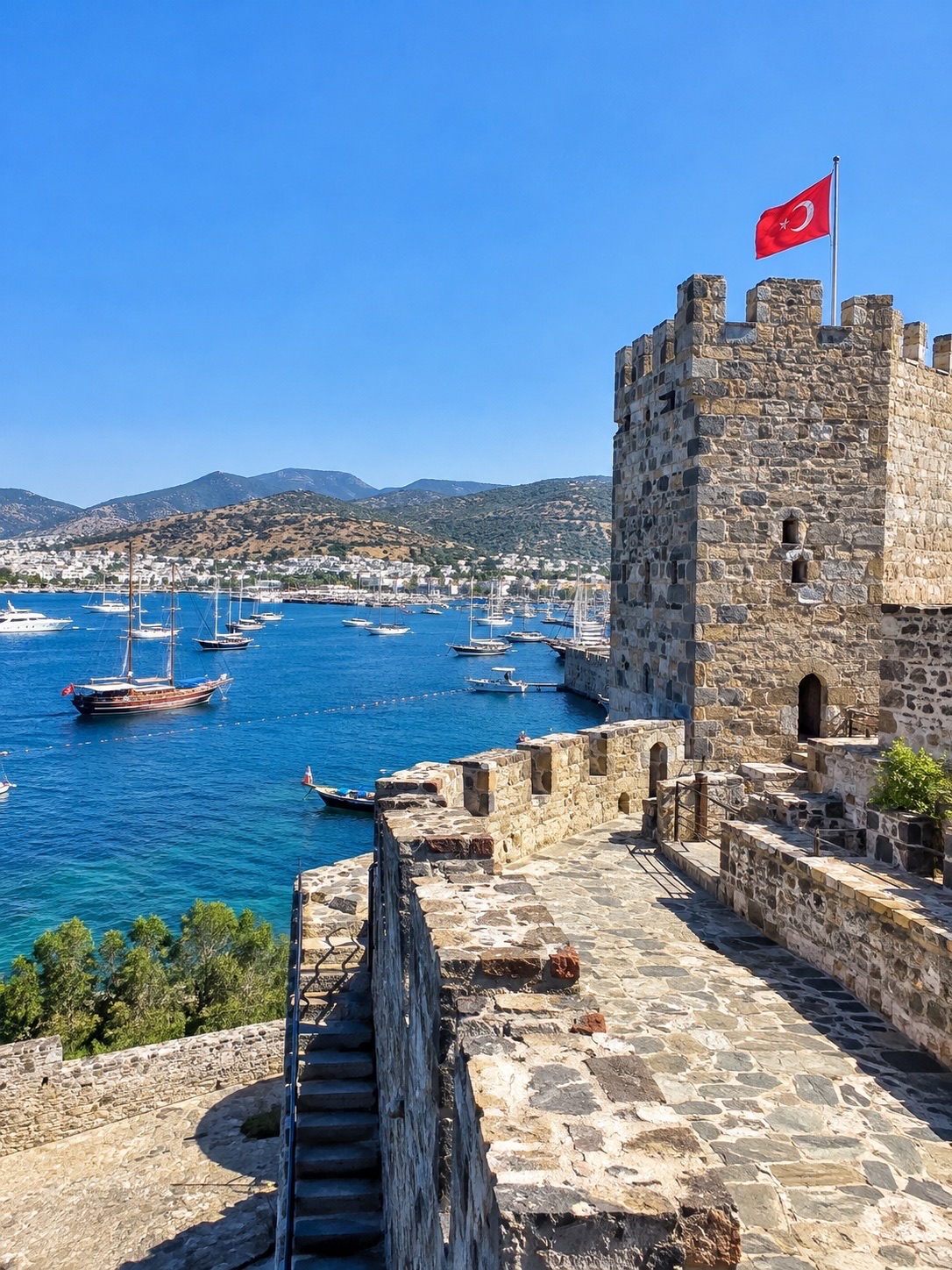 🏰 Bodrum Castle, a classic landmark of Türkiye 🇹🇷