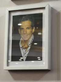 Wall of fame at the lounge 