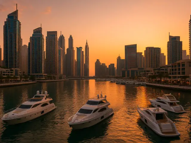 杜拜碼頭：現代奢華與水岸魅力的完美結合