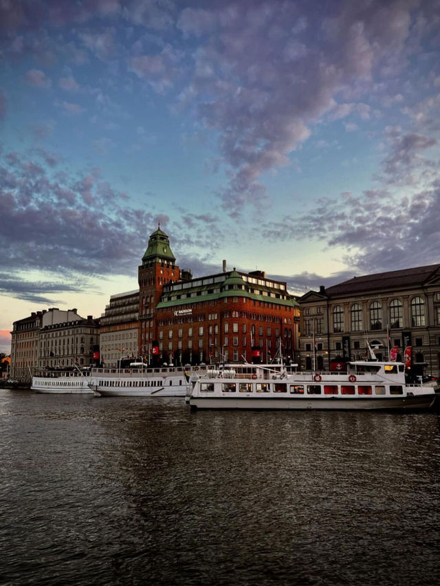 Sunset in Stockholm 🏙️