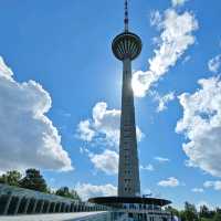 The highest open-view platform in the Nordic countries!🗼