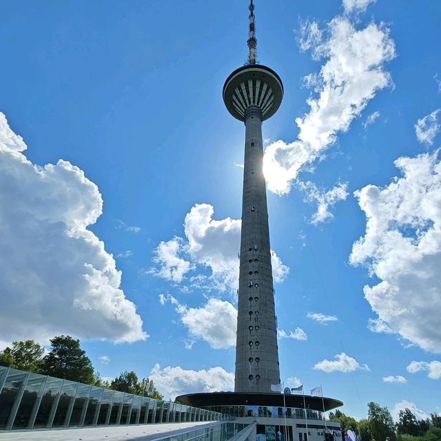 The highest open-view platform in the Nordic countries!🗼