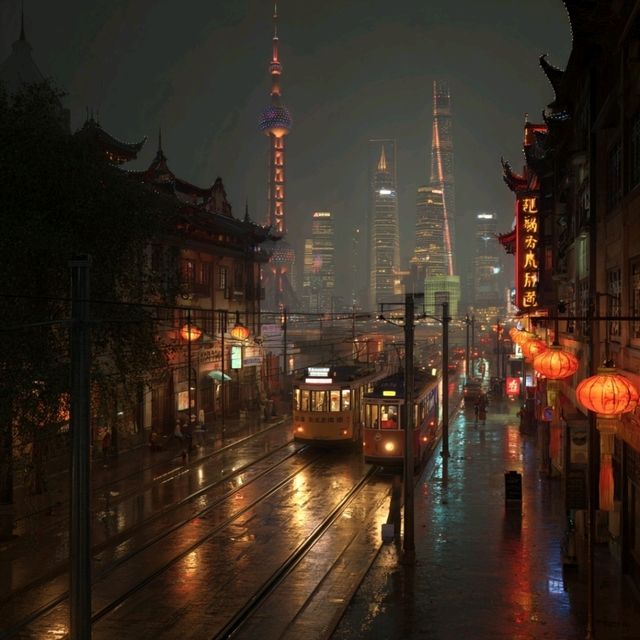 Shanghai Tram Magic🌙 Shanghai Tram Magic🌙