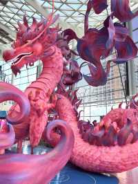 颐堤港的粉紅巨龍 又驚艷到我了