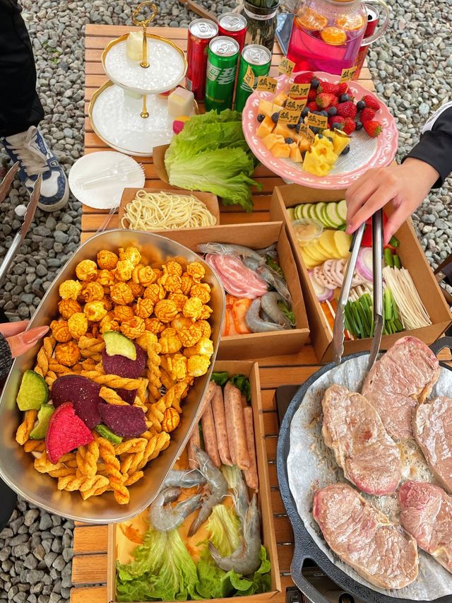 在成都周邊營地烤肉|小狐狸太可愛了！