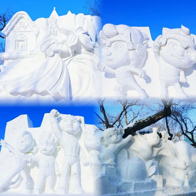 哈爾濱 斯大林公園｜冬天來欣賞一場冰雪盛宴