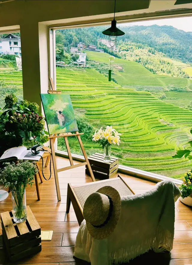 A beautiful homestay in Guilin Longji Terraces, a trip for a window.