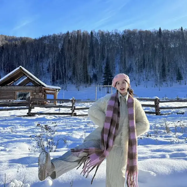 Winter in Altay, Xinjiang.