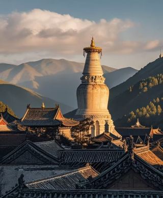 五台山來過了，願今後心之所念，皆能如願。