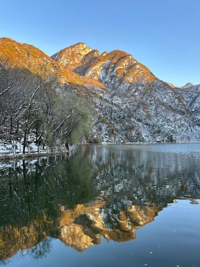 西安翠華山|絕美雪景。 西安翠華山|絕美雪景。