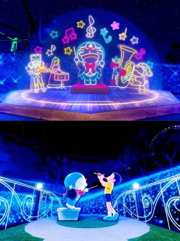 Doraemon Fans Must Visit Japan: Illuminations Show Now Open!