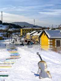 雪中的童話世界！火車拉來的「小俄羅斯」