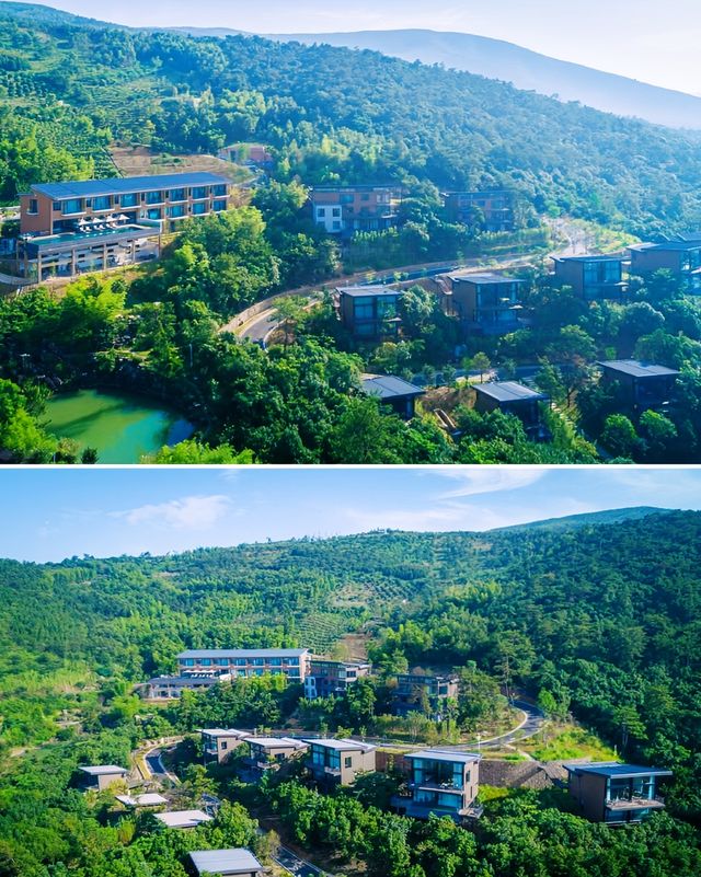 每扇窗都是山水油畫！長興山野樹屋別墅酒店