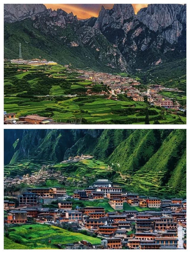 甘南藍天白雲空氣清新的高原風景真優美