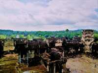 The Sacred Summit: Ascending to Angkor Wat's Second Floor Sanctuary