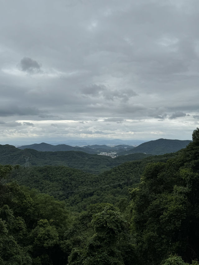 親子徒步好去處上帽峰山尋廣州早秋
