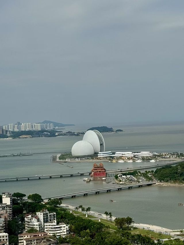 珠海拔草機！景山公園360°俯瞰港珠澳大橋