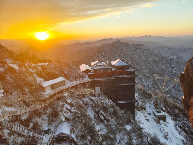 老君山雪地打卡指南