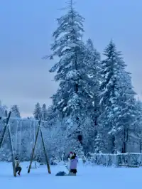 長白山雪嶺聖誕樹林裡的夢幻日落(附攻略)