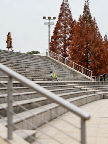 Карта прогулок по красным секвойям Чжучжоу