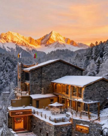 成都周邊新晉神仙民宿私湯+日照金山+藏式體驗·絕美！