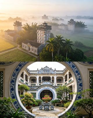 In this small town in Guangdong lies China's loneliest group of buildings