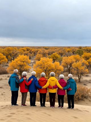 ทริปท่องเที่ยวช้าๆ 7 วัน ชมสีสันฤดูใบไม้ร่วงทางตะวันตกเฉียงเหนือของจีน | พาพ่อแม่ไปชมต้นป็อปลาร์อย่างผ่อนคลายและไม่เร่งรีบ