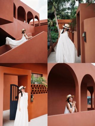 Arabia in Wanning｜No need to fly to North Africa to stay in a Moroccan red-walled vacation hideaway