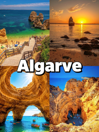 Algarve, Portugal | A blue-green dream of sea cliffs falling into the Atlantic