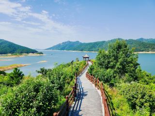 Jiuli Luoyan Lake | A high-altitude lake at the border of Henan and Hubei provinces, a hidden gem in the Dabie Mountains.