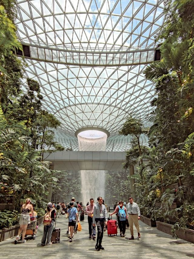 World's Highest Indoor Waterfall