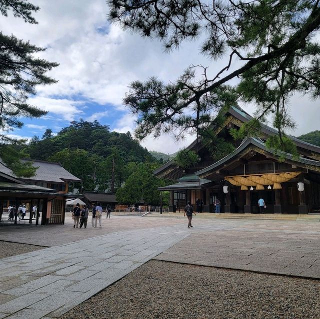 日本神道教最神社的地方之一「出雲大社」