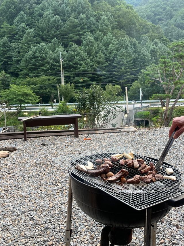 양평 바베큐단월620에서 캠핑 느낌 물씬 즐기기🎉