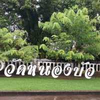 ชมภาพจิตรกรรมฝาผนัง ณ วัดหนองบัว ไทยลื้อ น่าน