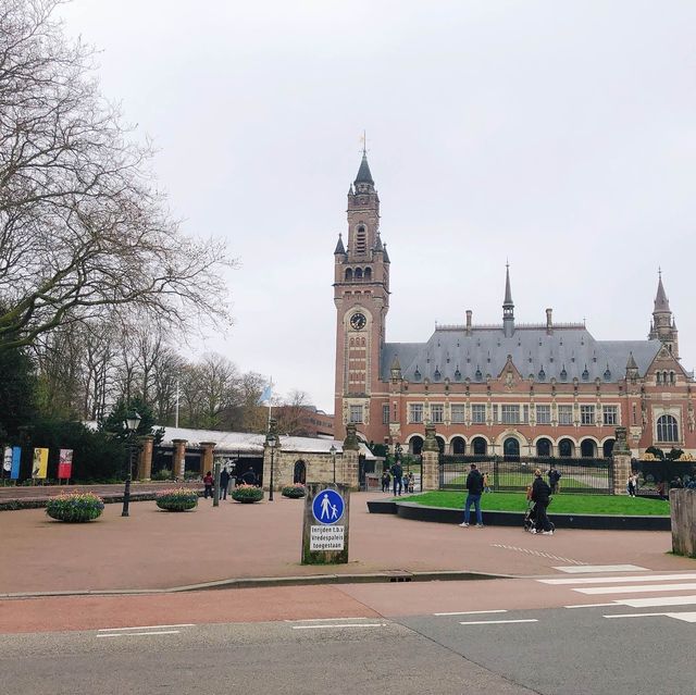 🇳🇱荷蘭海牙🏰☮️❤️‍🔥 Peace Palace（和平宮）♾️ 🔥World Peace Flame（世界和平火焰）