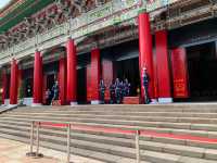 台湾　台湾観光　 忠烈祠の交代式に遭遇！