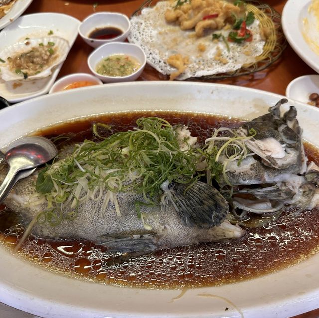 西貢望住晚霞食海鮮