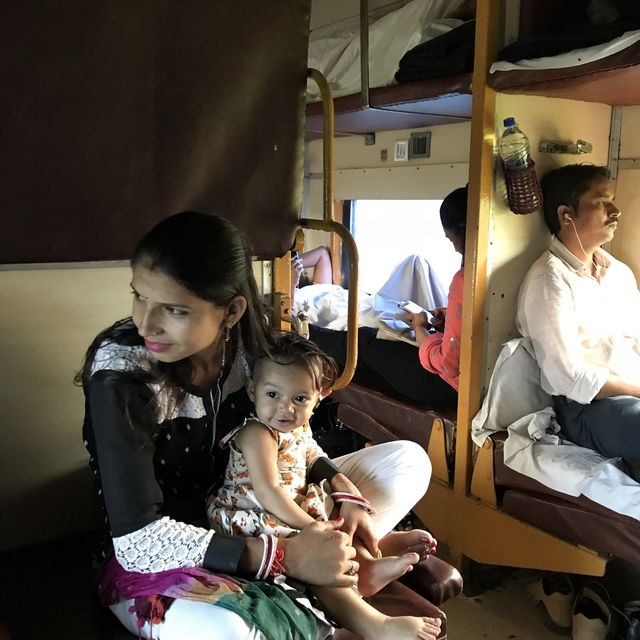 Taking the train in India