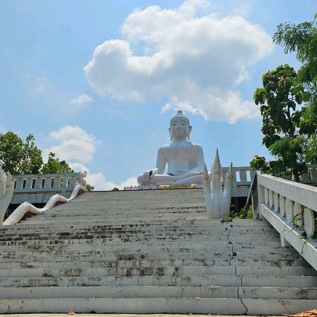The Majestic White Buddha in Pai