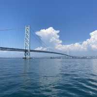 淡路島！ジェノバライン約13分の船旅！絶景明石大橋と岩屋港の紹介