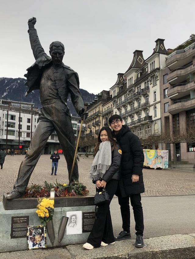 A tribute to Freddie Mercury in Montreux 🇨🇭