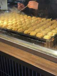 ร้านทาโกะยากิอร่อย ย่านโดทงโบริ Osaka