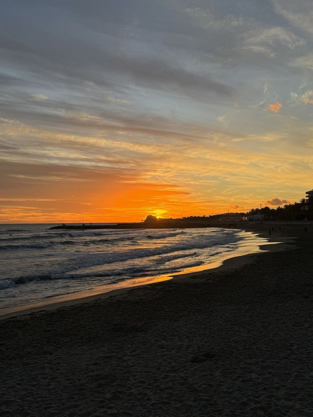 바르셀롸 근교여행지 시체스(Sitges) 성당과 일몰
