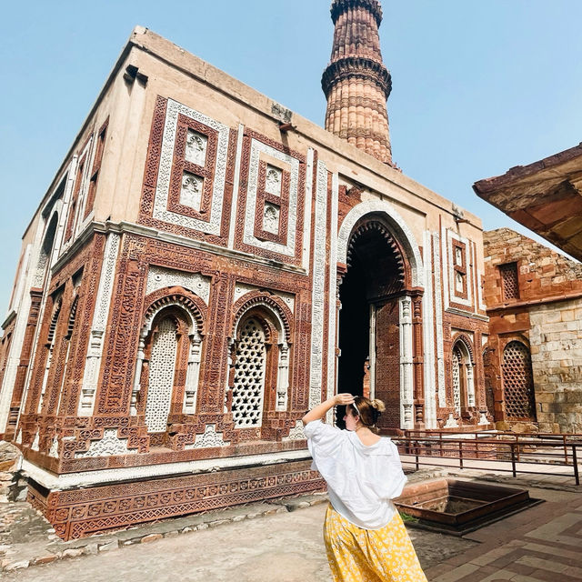 The stunning Qutub Minar 