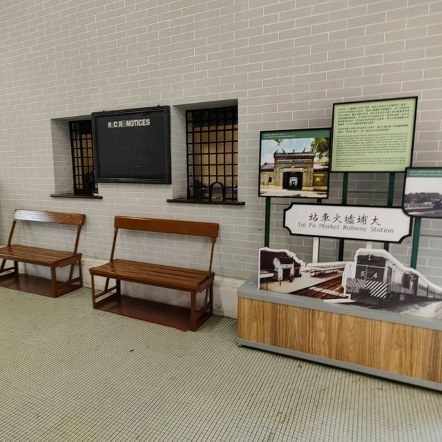 親子參觀香港大埔鐵路博物館