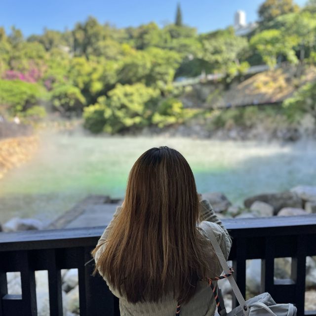 台北📍北投地熱谷|欣賞市區仙境🥰輕鬆打卡熱點📸