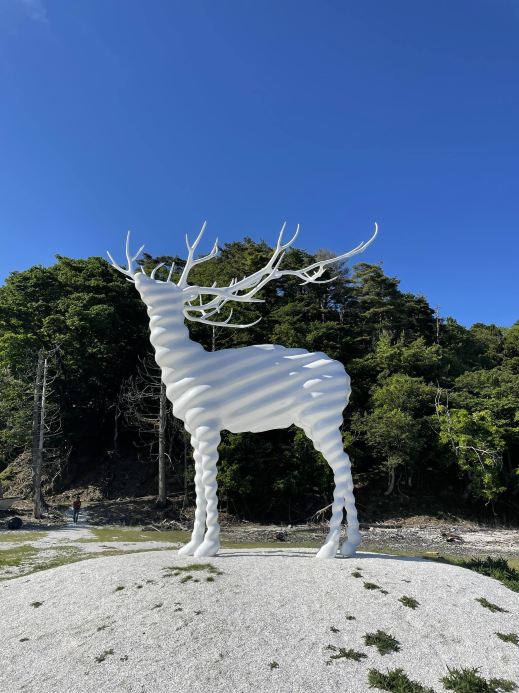 ART🎨】 White Deer | Trip.com 石巻